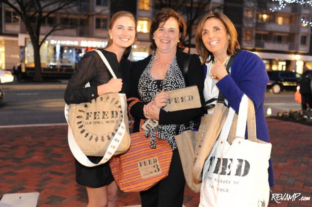 Guest of honor Lauren Bush (pictured left) touted the success of FEED Projects in helping the World Food Program and UNICEF at last night's celebration.